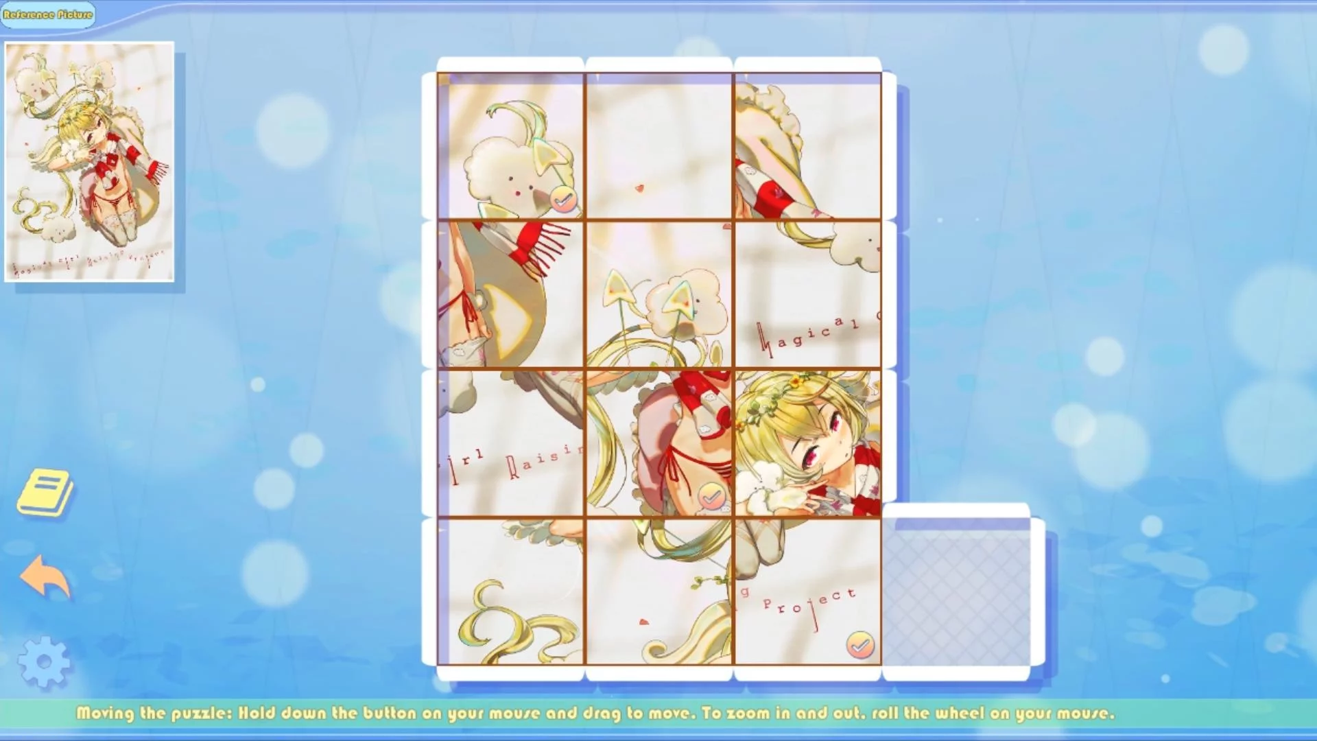 Изображение игры: Doujin Jigsaw Puzzle