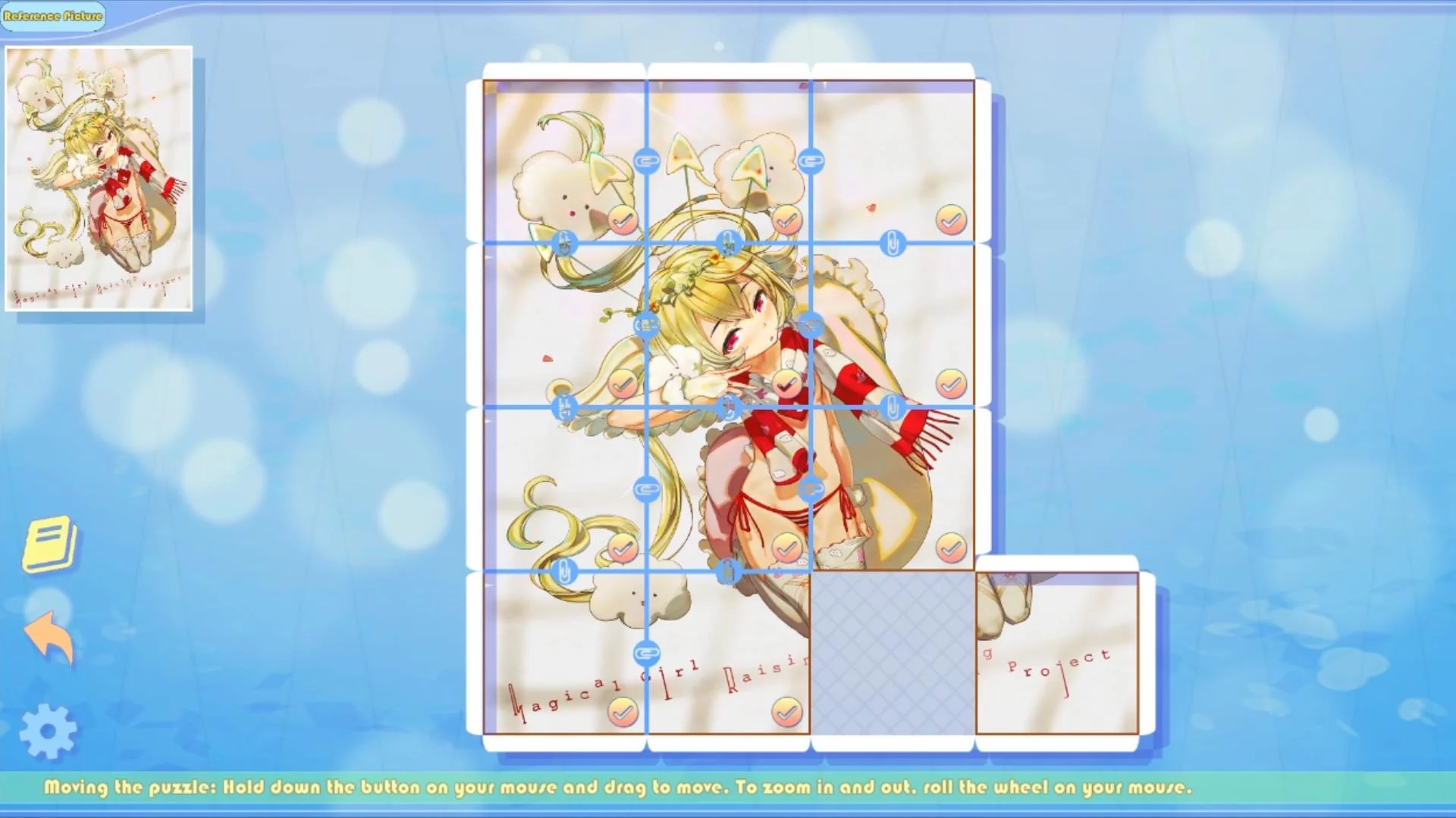 Изображение игры: Doujin Jigsaw Puzzle