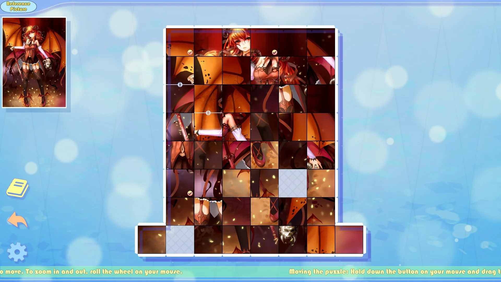 Изображение игры: Doujin Jigsaw Puzzle
