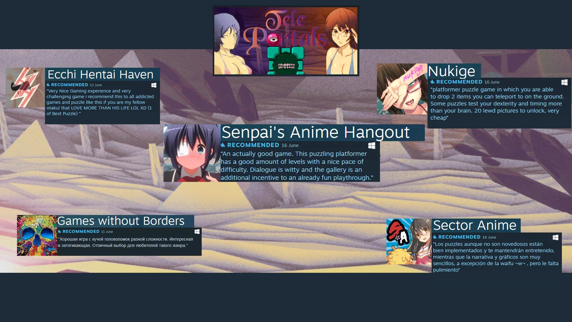 Изображение игры: Teleportals. I swear it's a nice game