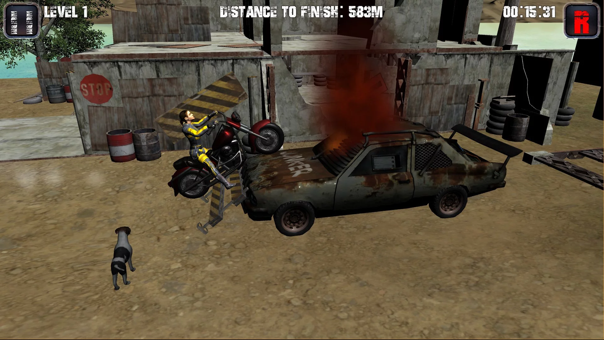Изображение игры: Motorcycle, tricycle, ATV hill racing