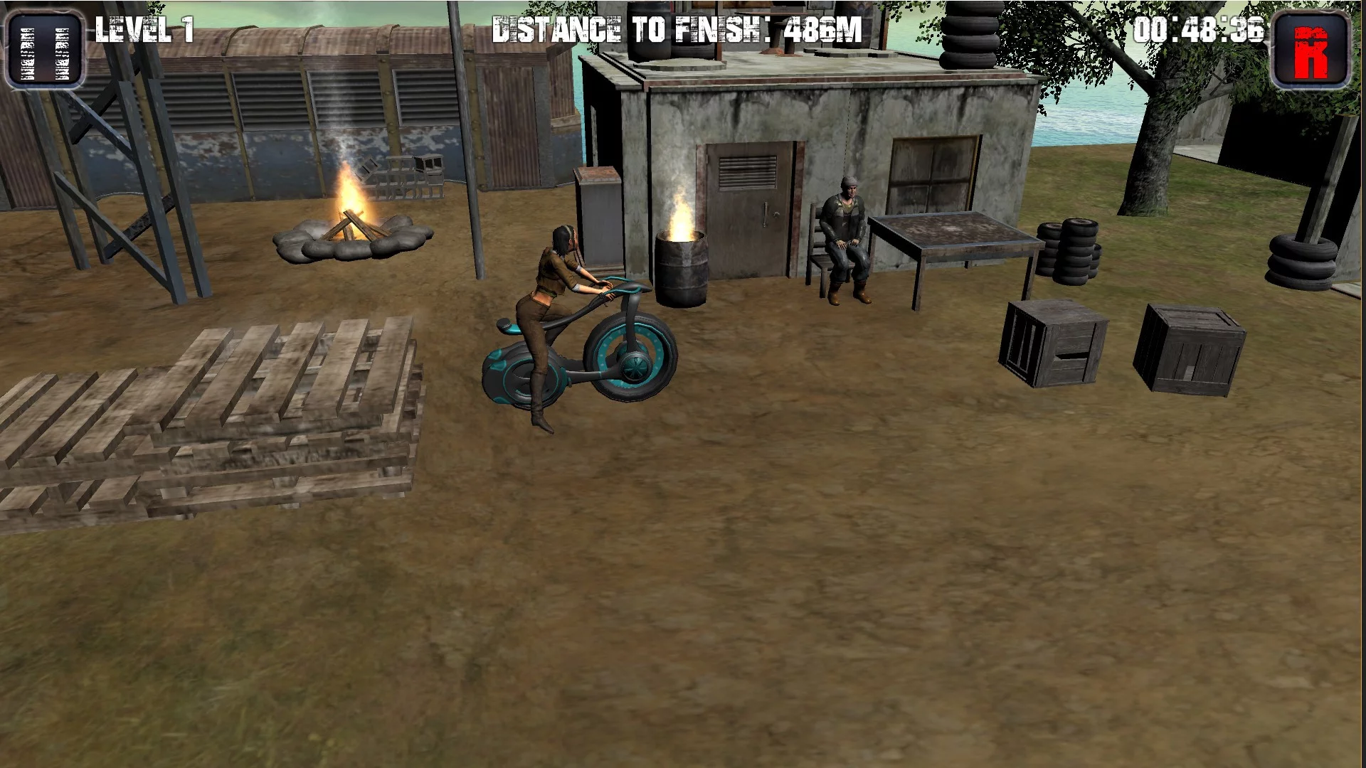 Изображение игры: Motorcycle, tricycle, ATV hill racing