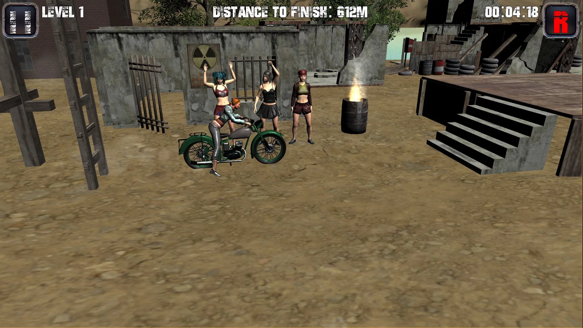 Изображение игры: Motorcycle, tricycle, ATV hill racing