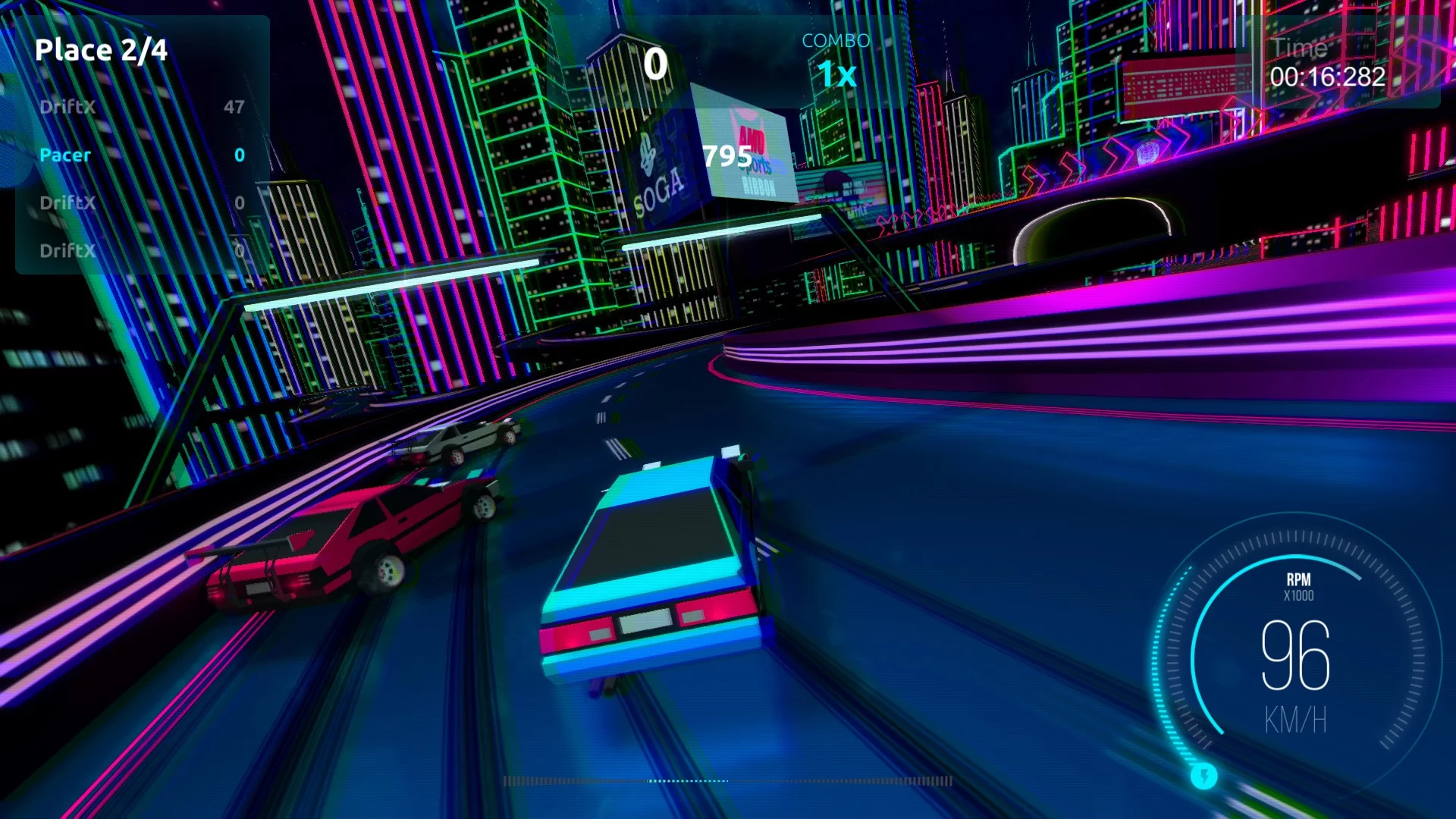 Изображение игры: Driftpunk Racer