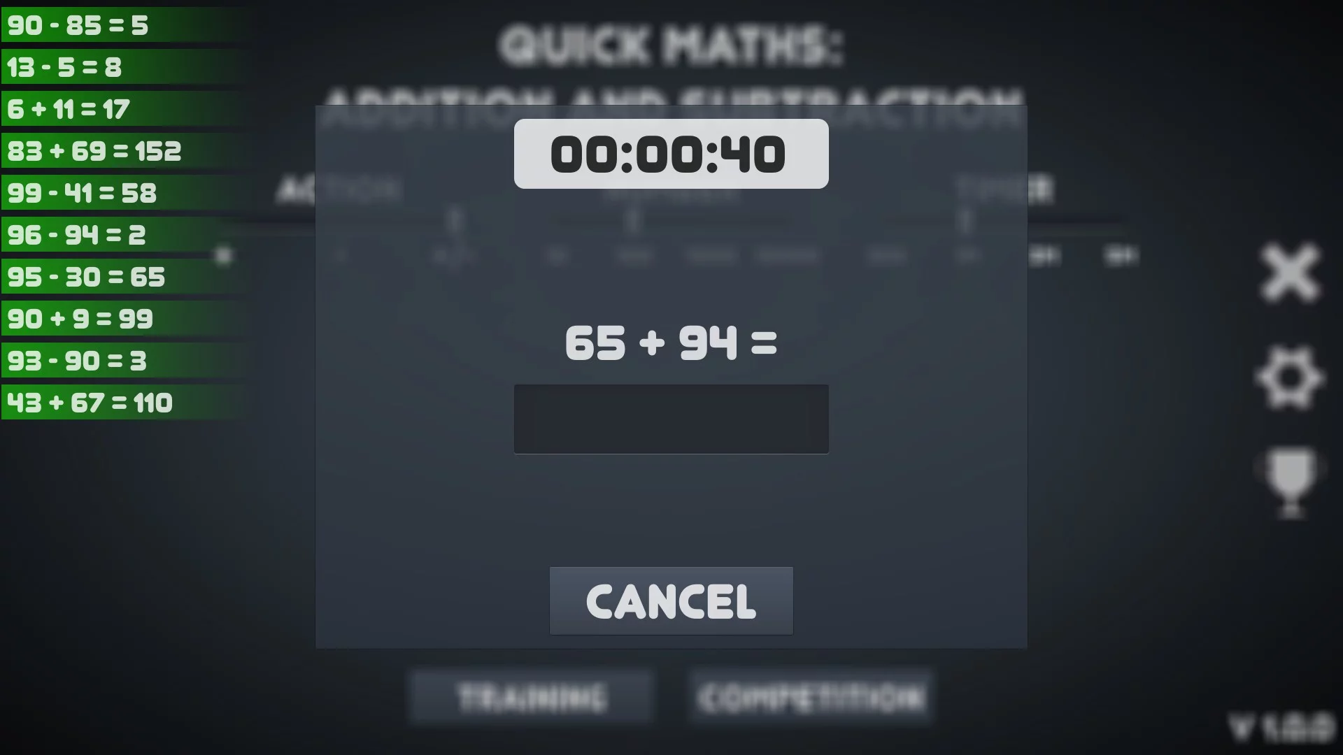Изображение игры: Quick Maths: addition and subtraction