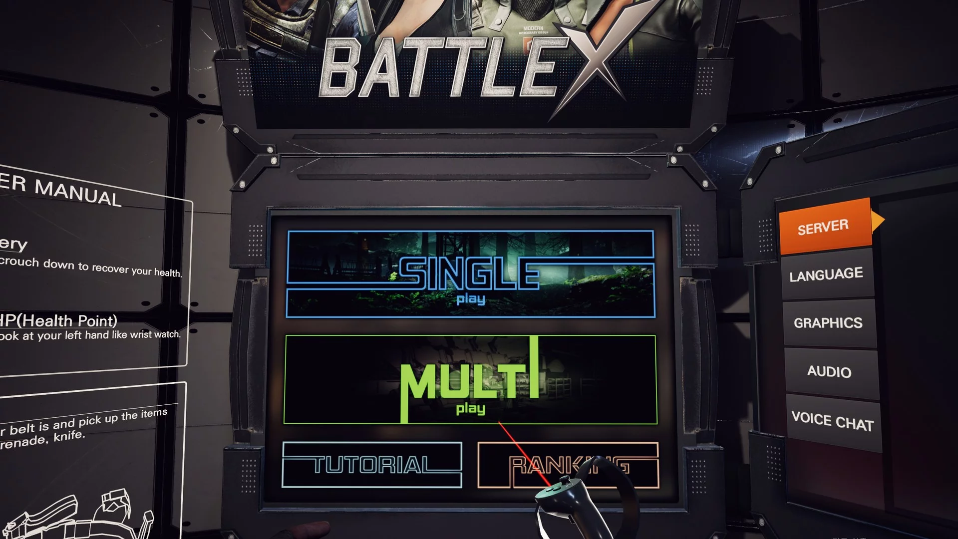 Изображение игры: BATTLE X