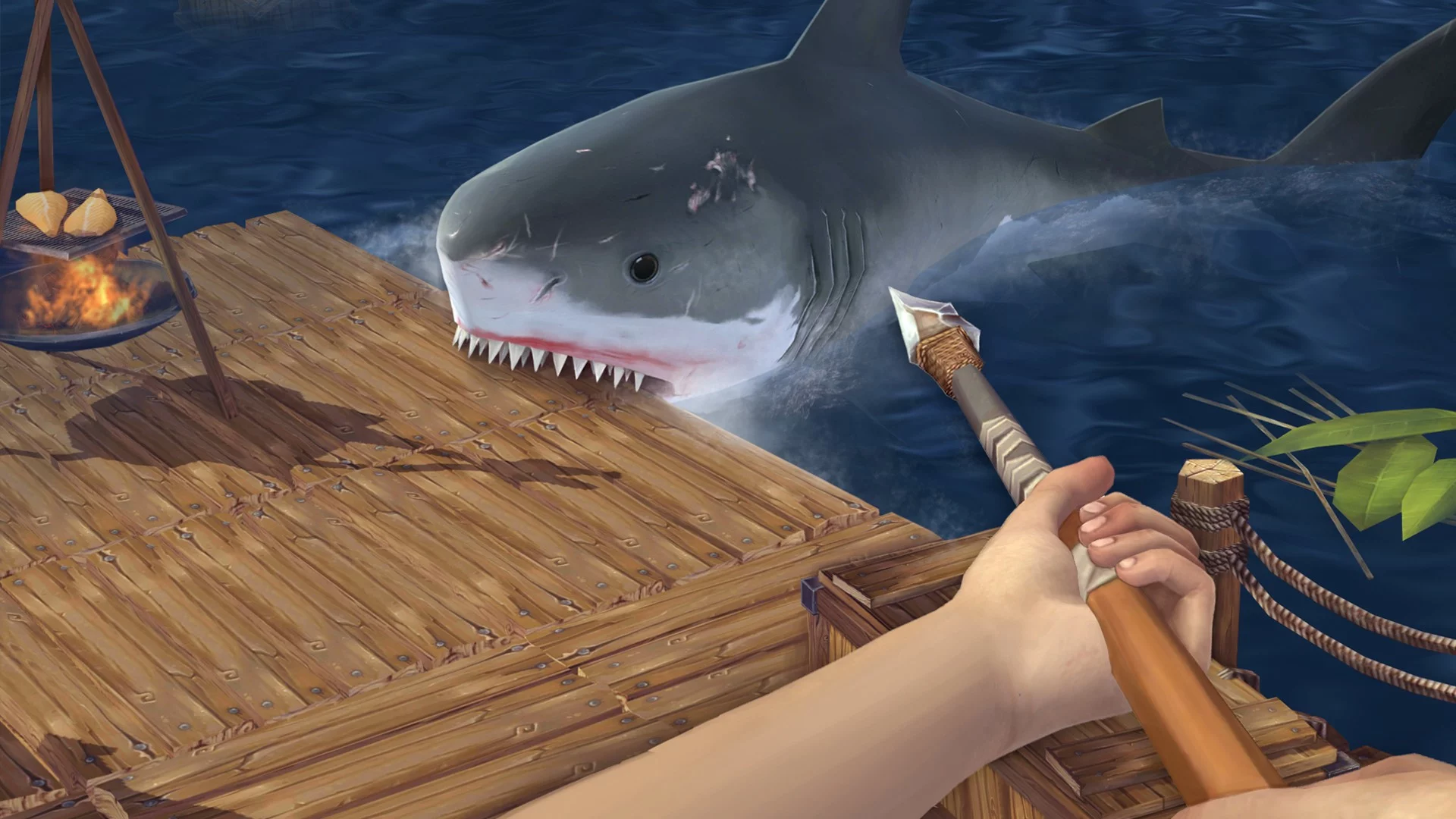 Изображение игры: Ocean Nomad: Survival on Raft