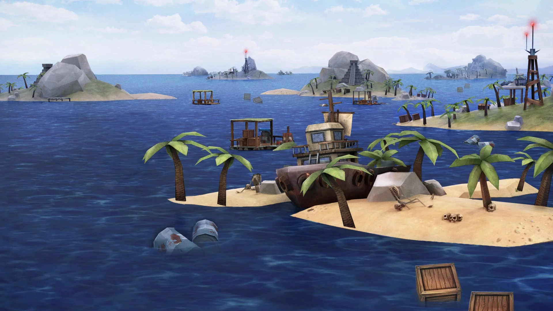 Изображение игры: Ocean Nomad: Survival on Raft