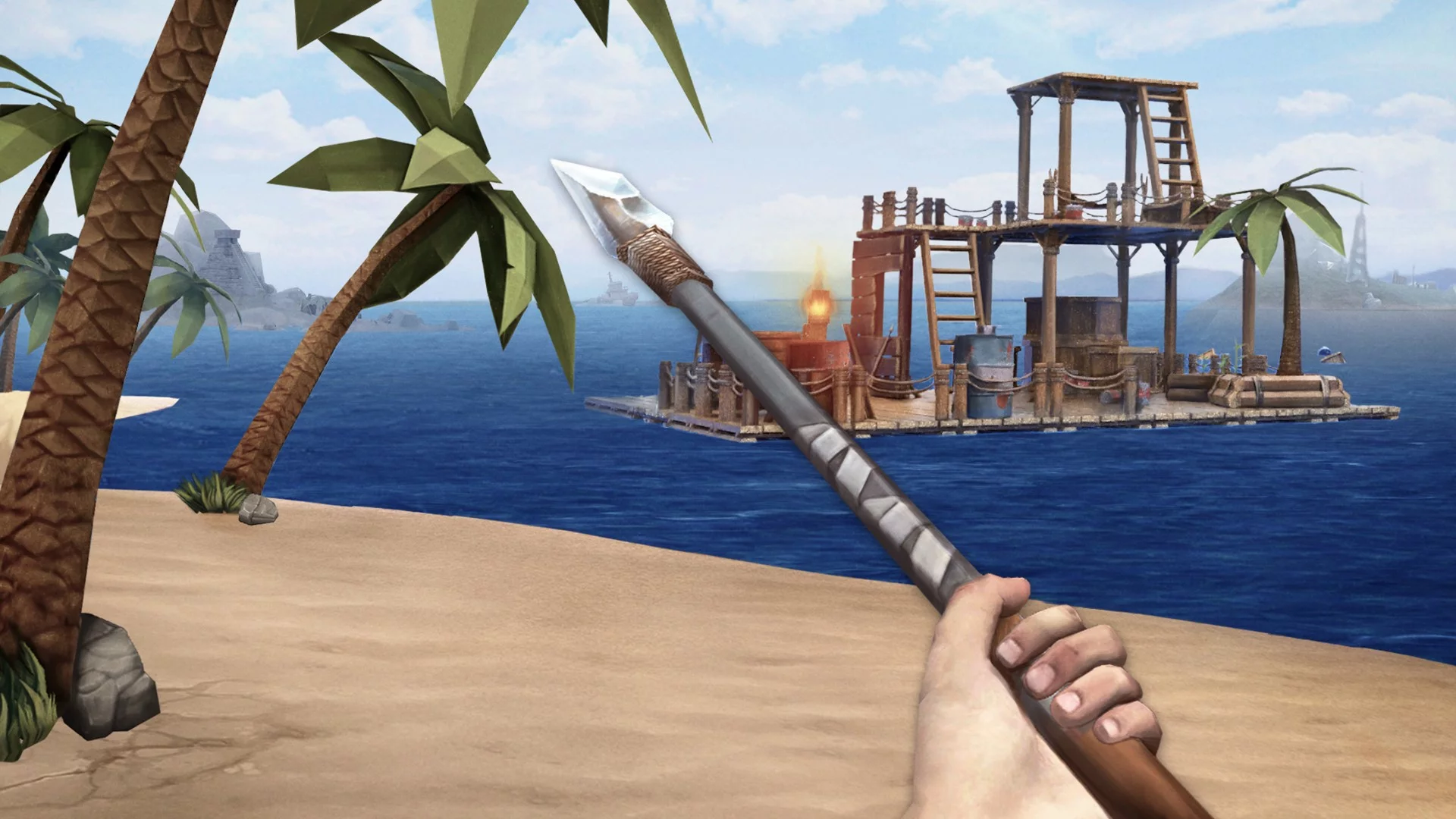 Изображение игры: Ocean Nomad: Survival on Raft