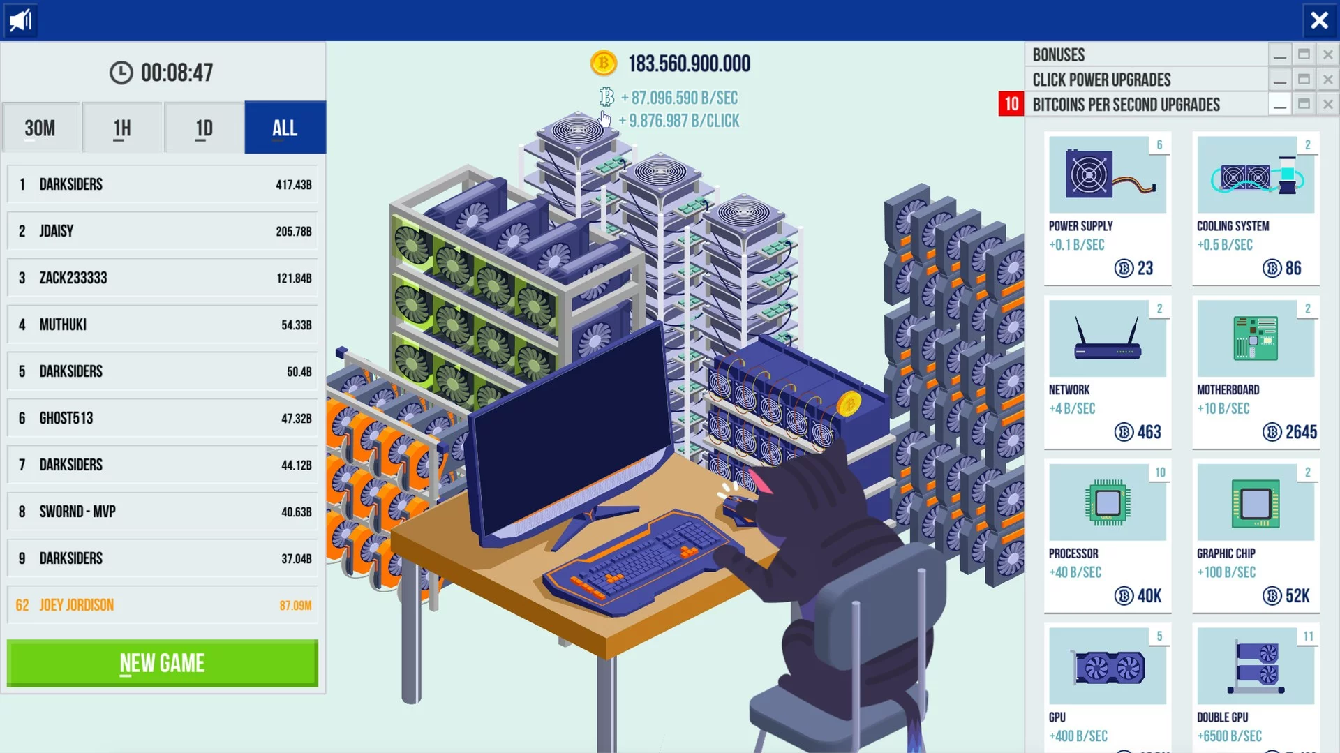 Изображение игры: Cryptocurrency Clicker