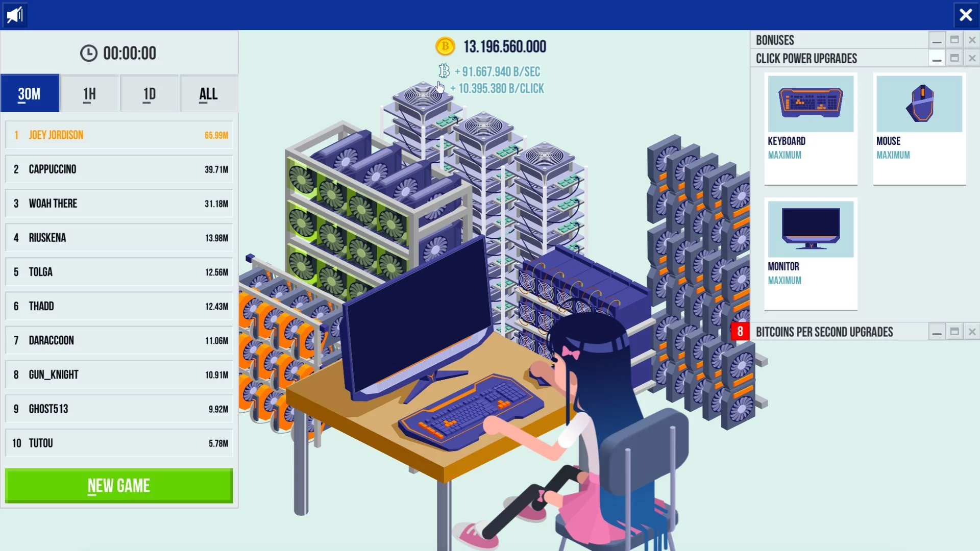 Изображение игры: Cryptocurrency Clicker