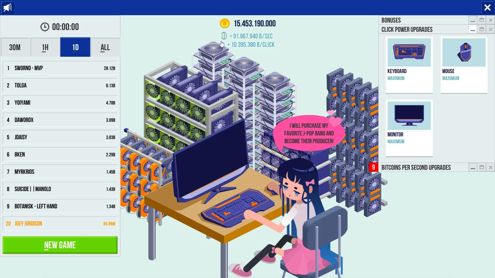 Изображение игры: Cryptocurrency Clicker