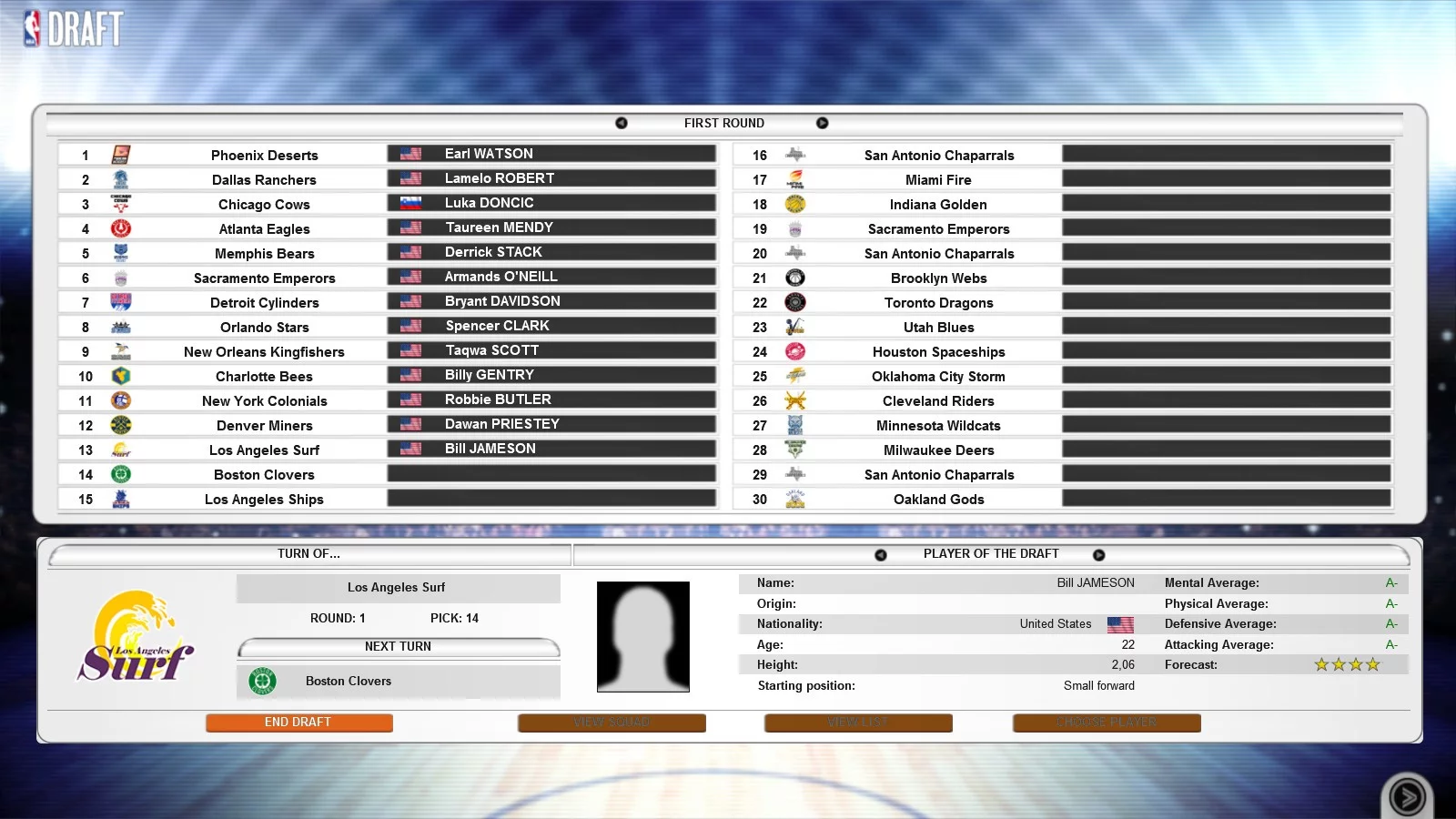 Изображение игры: International Basketball Manager