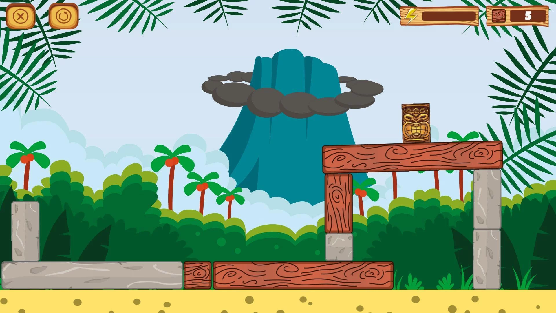 Изображение игры: Volcanic Blocks