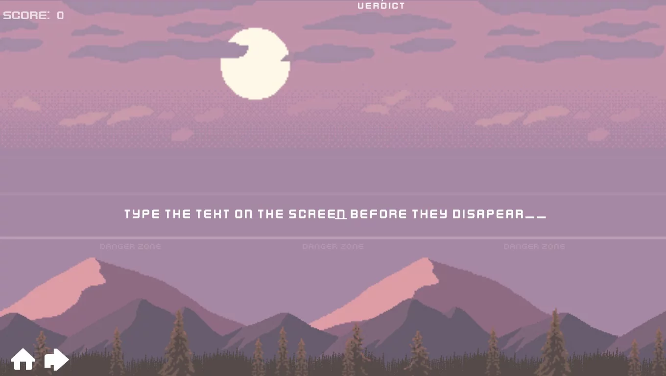 Изображение игры: Typing game