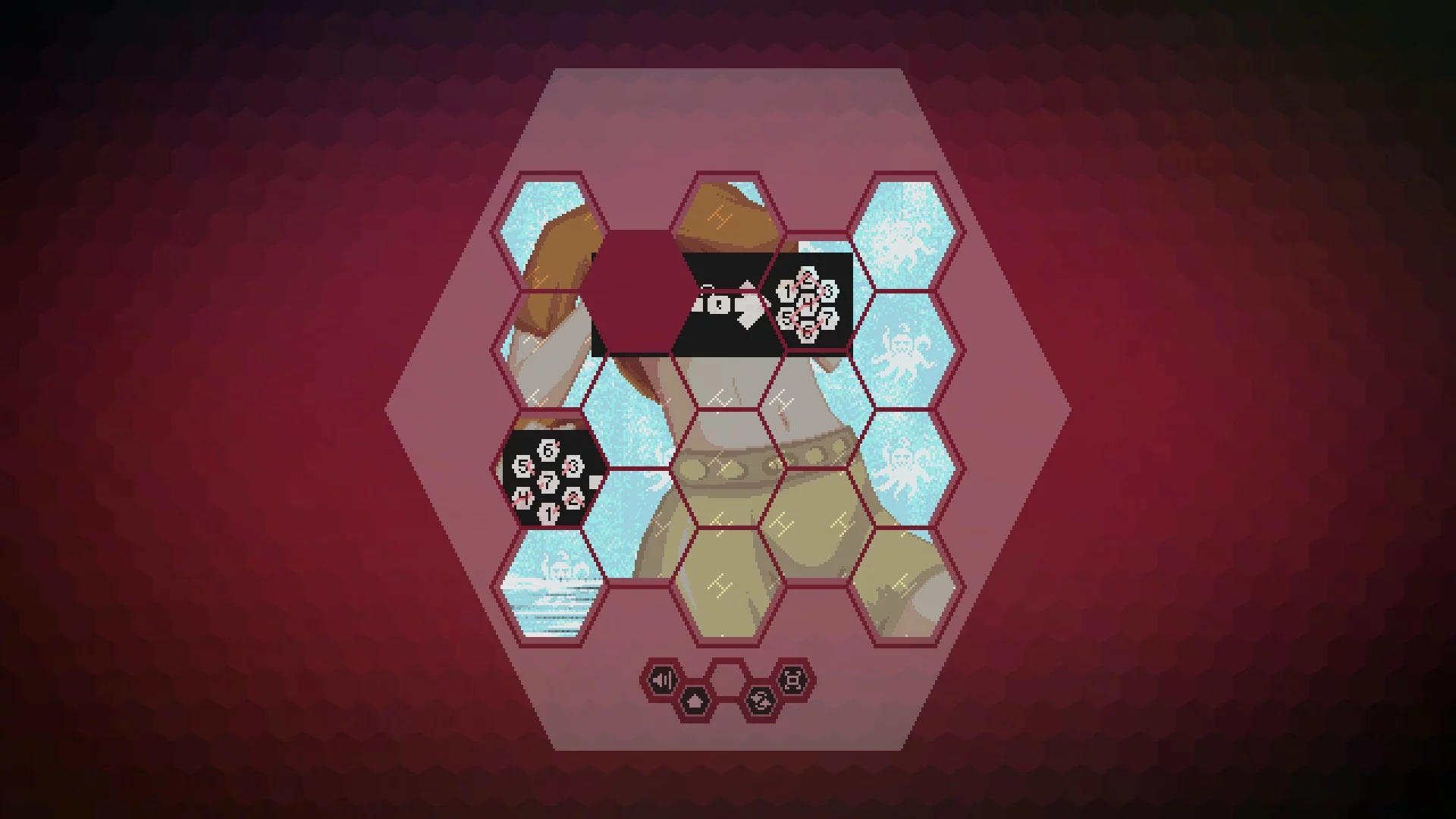 Изображение игры: Hentai Hexa Mosaic