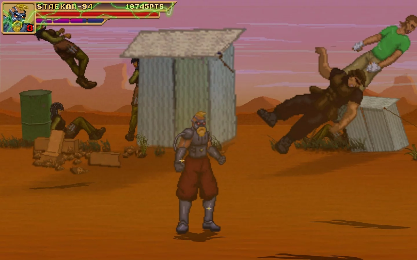 Изображение игры: Just Beat Em Up: World of Fury