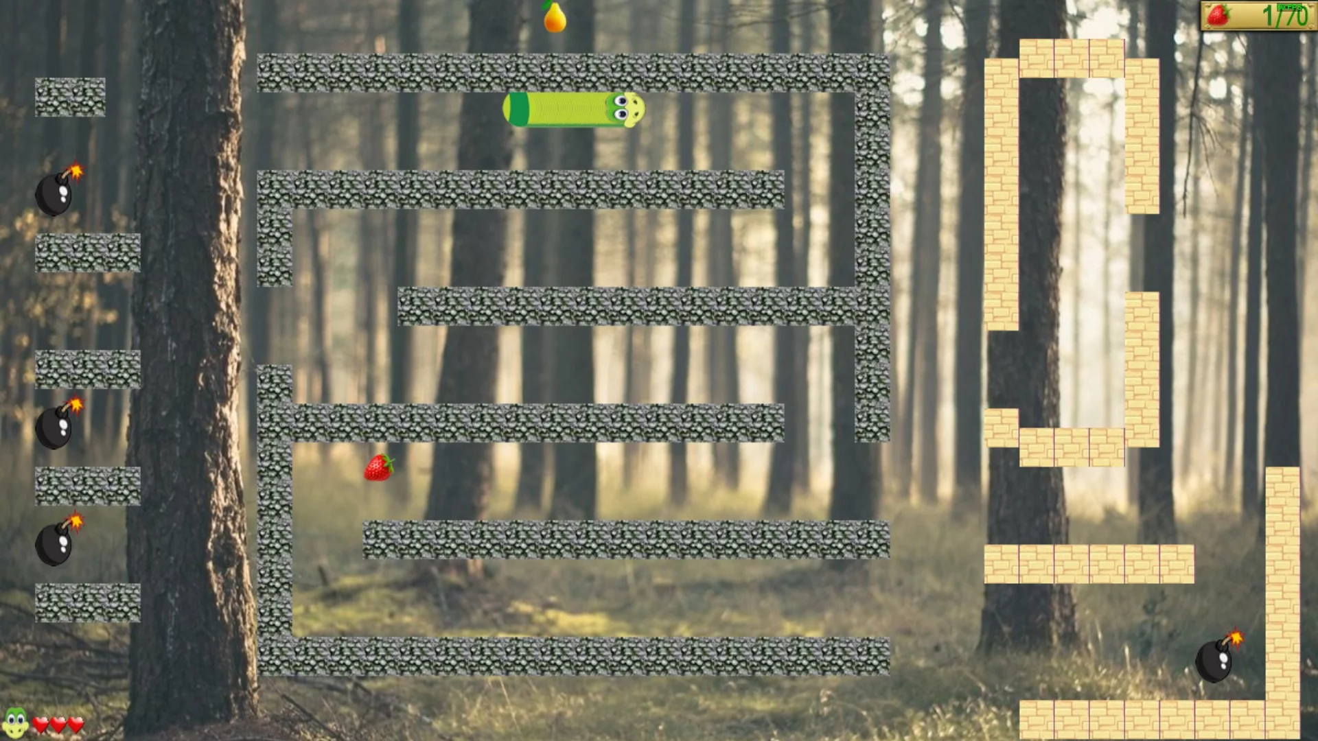 Изображение игры: CandySnake 2