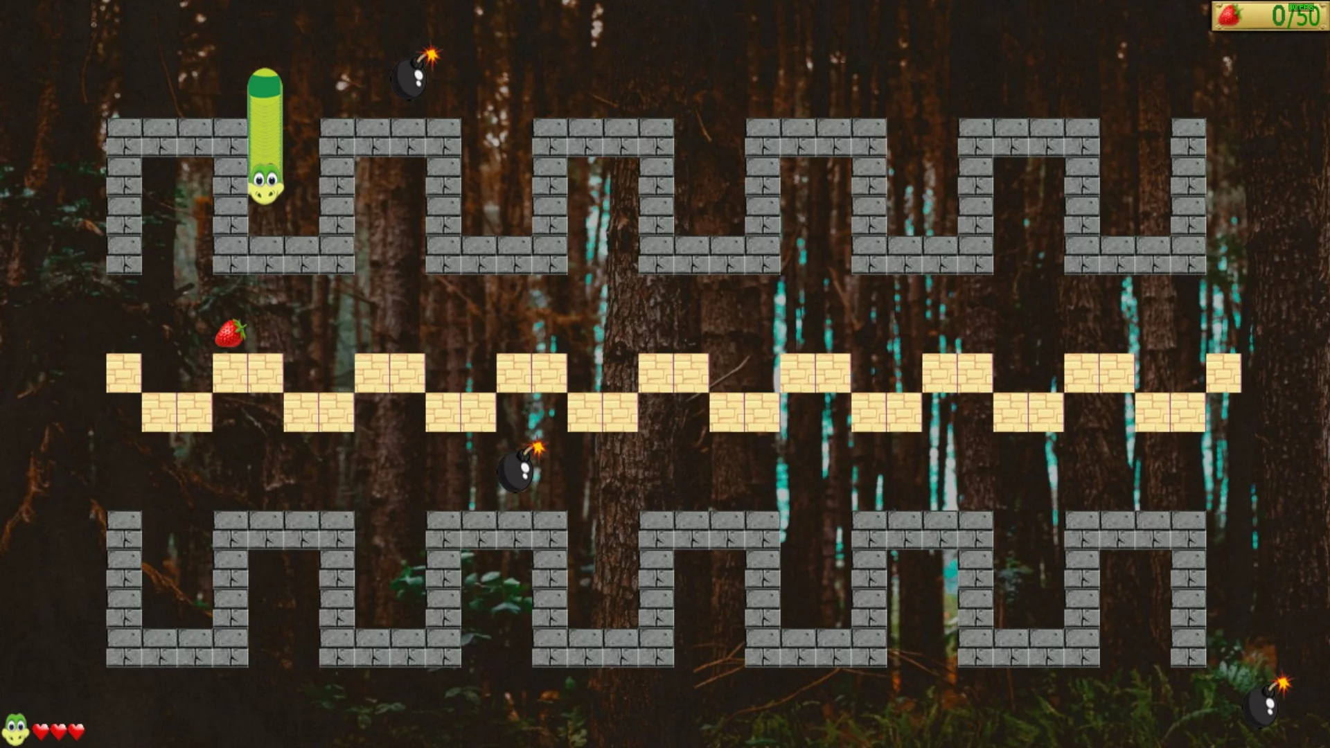 Изображение игры: CandySnake 2