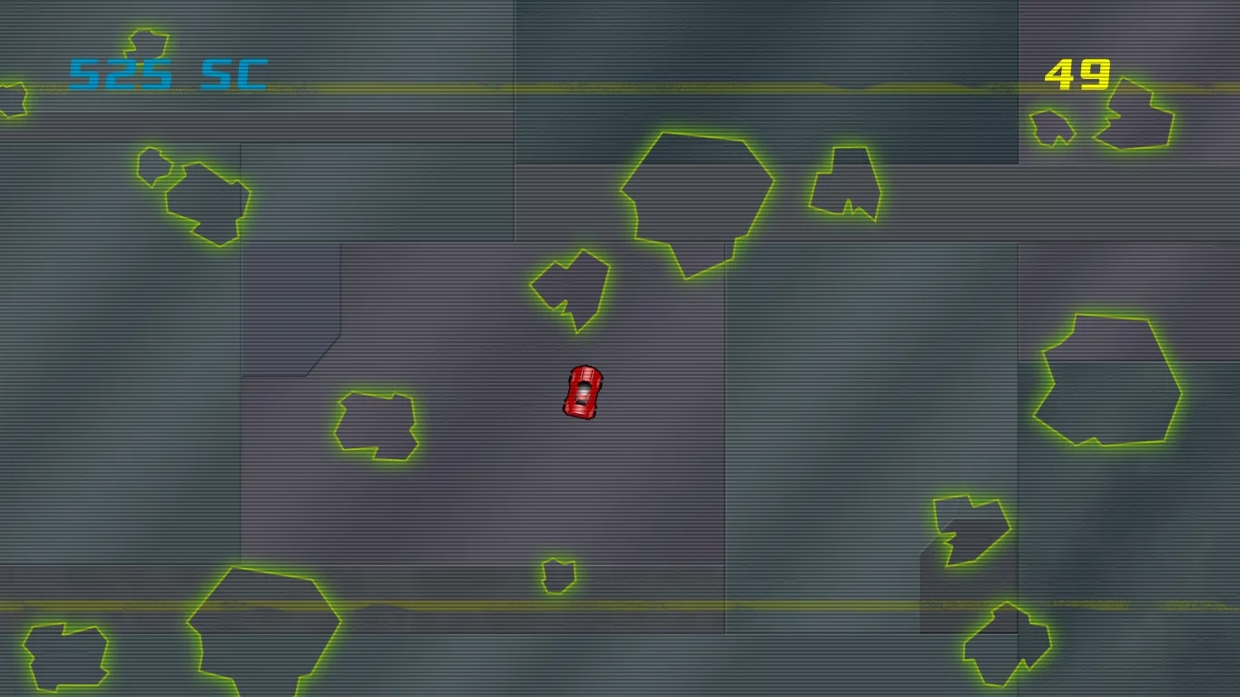 Изображение игры: CARSTEROIDS