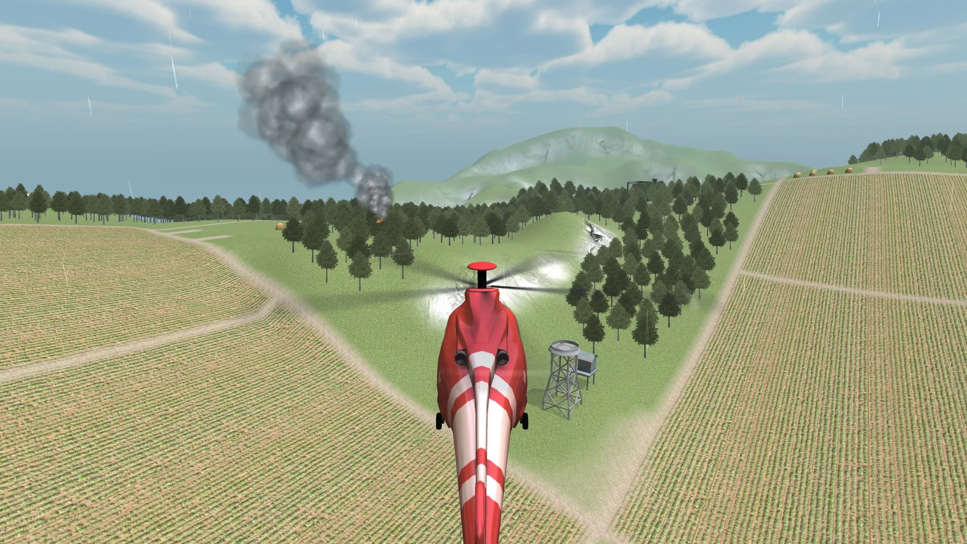 Изображение игры: Helicopter Flight Simulator