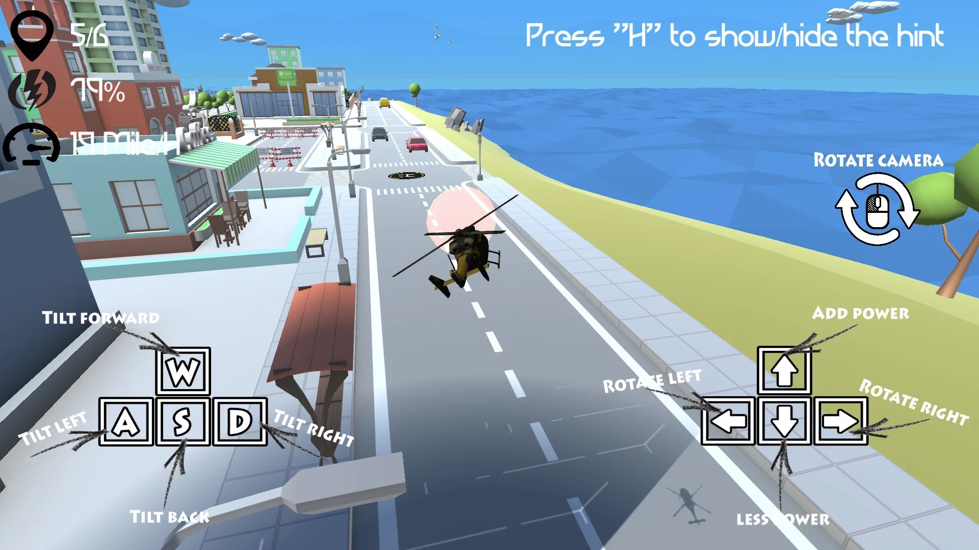 Изображение игры: Unmanned helicopter