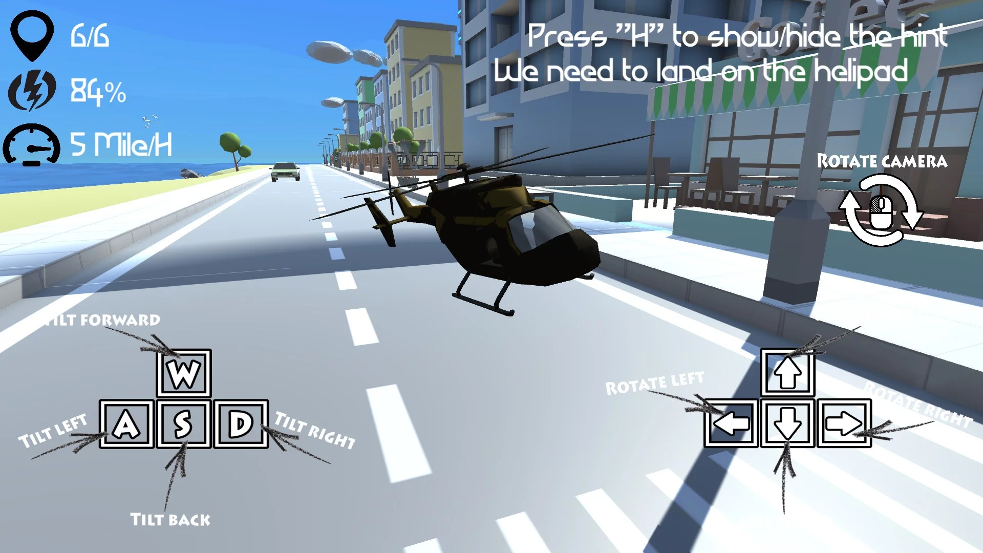Изображение игры: Unmanned helicopter