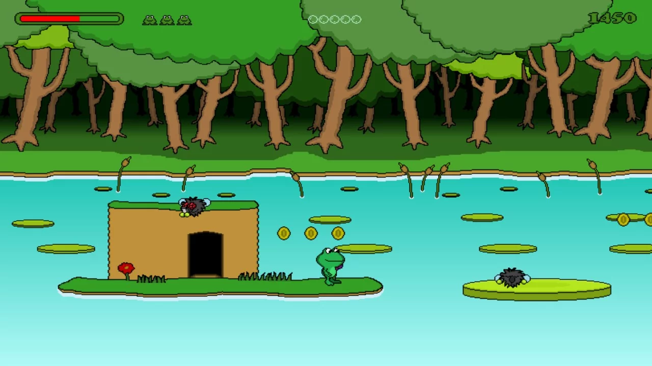 Изображение игры: Super Frog's Quest