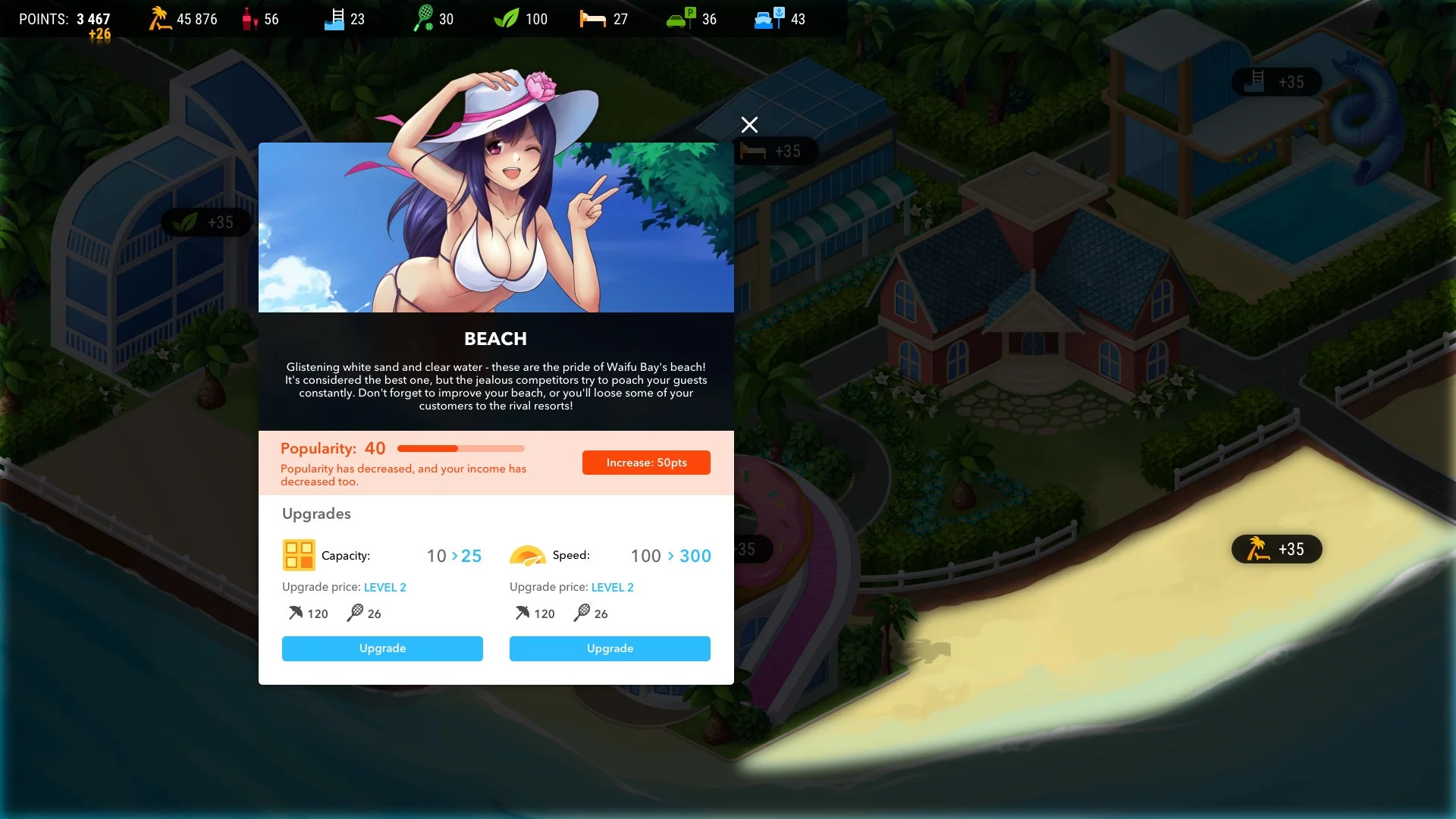 Изображение игры: Waifu Bay Resort