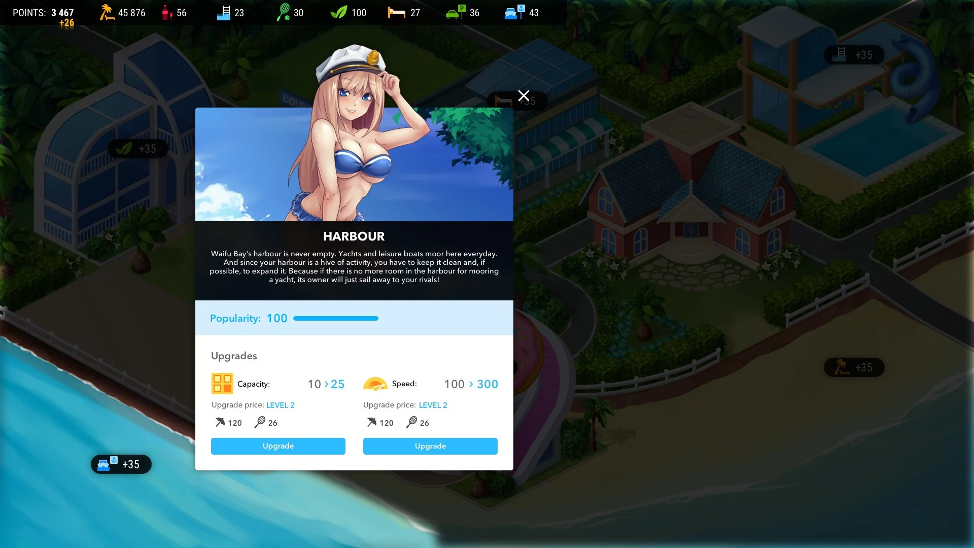 Изображение игры: Waifu Bay Resort