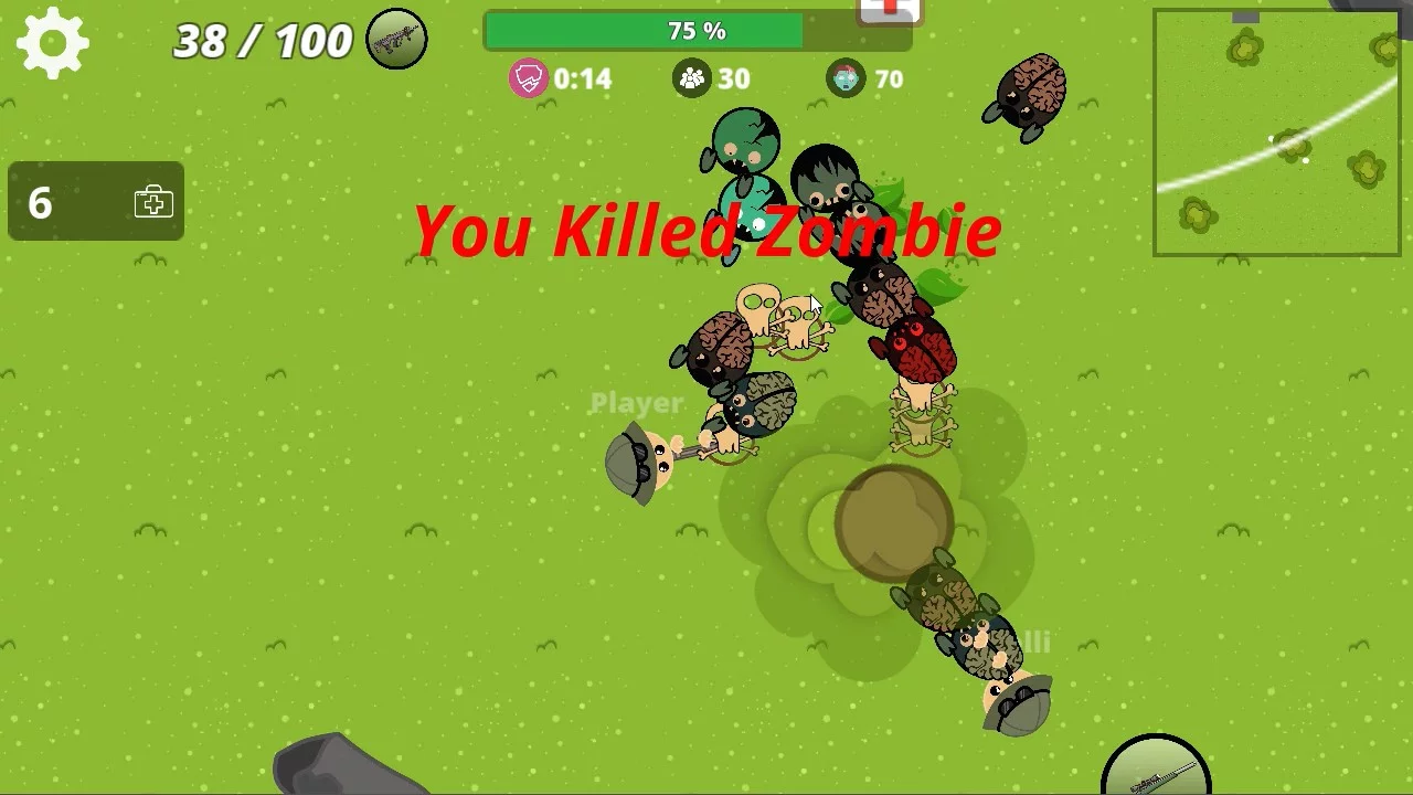 Изображение игры: War.io: Zombie Battle Royale