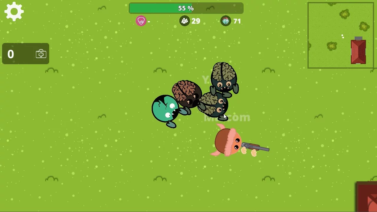 Изображение игры: War.io: Zombie Battle Royale