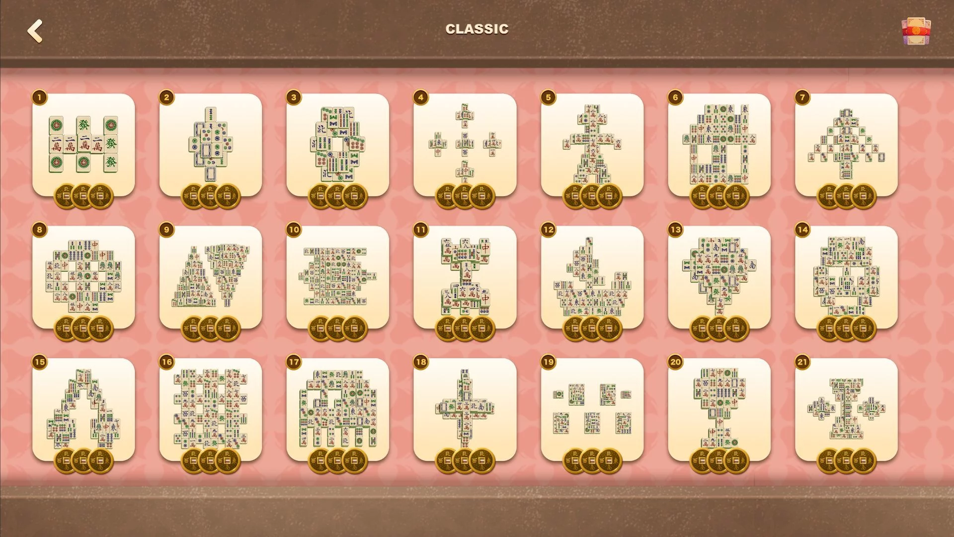 Изображение игры: Mahjong Classic