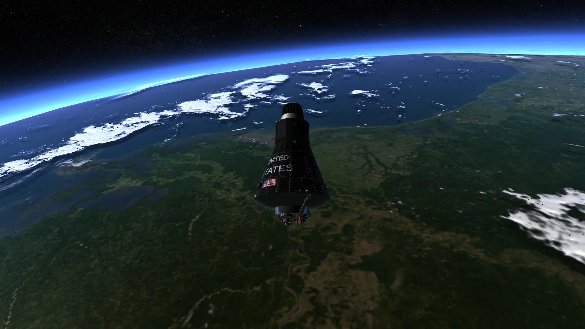 Изображение игры: Reentry - An Orbital Simulator