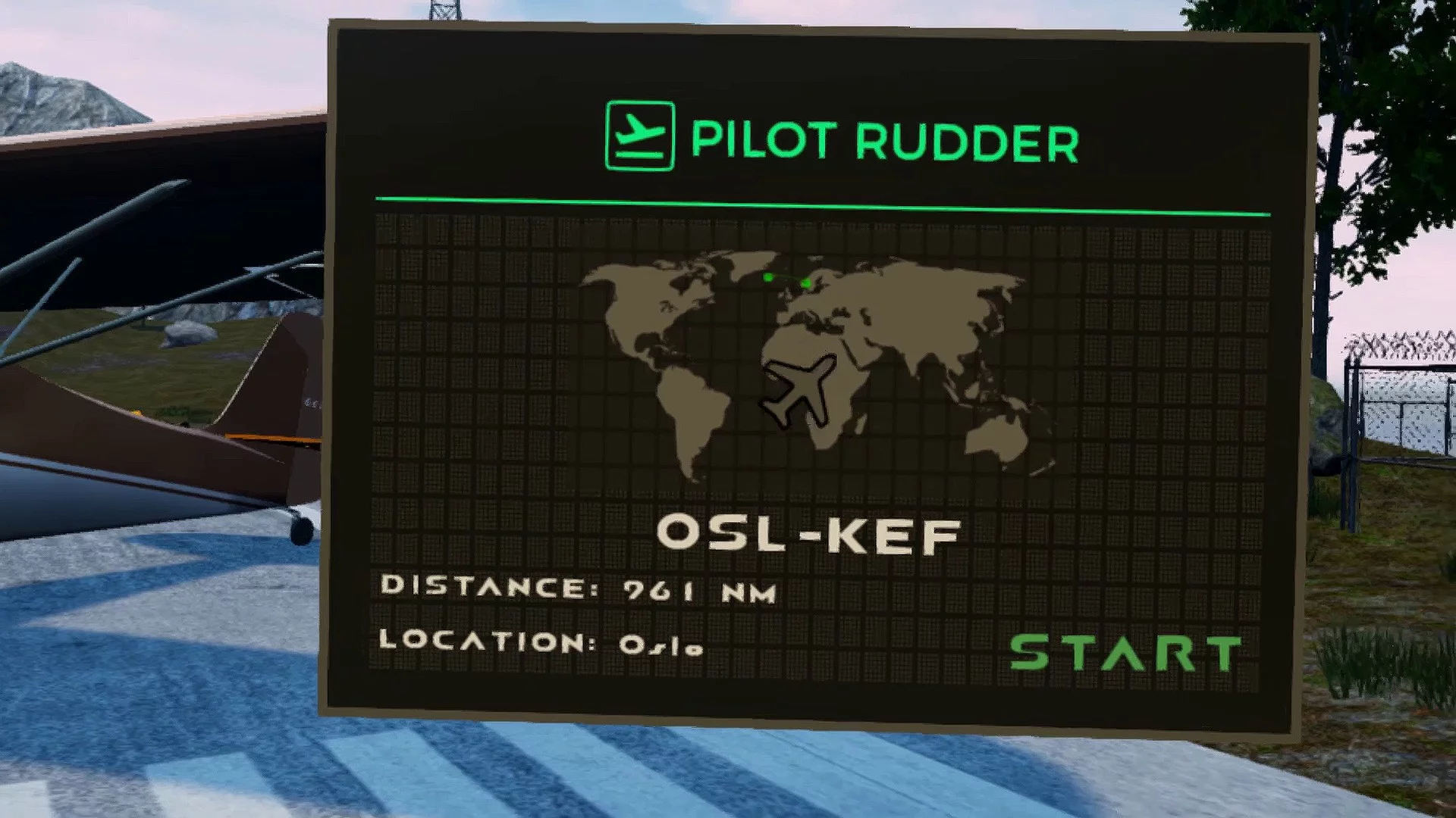 Изображение игры: Pilot Rudder VR