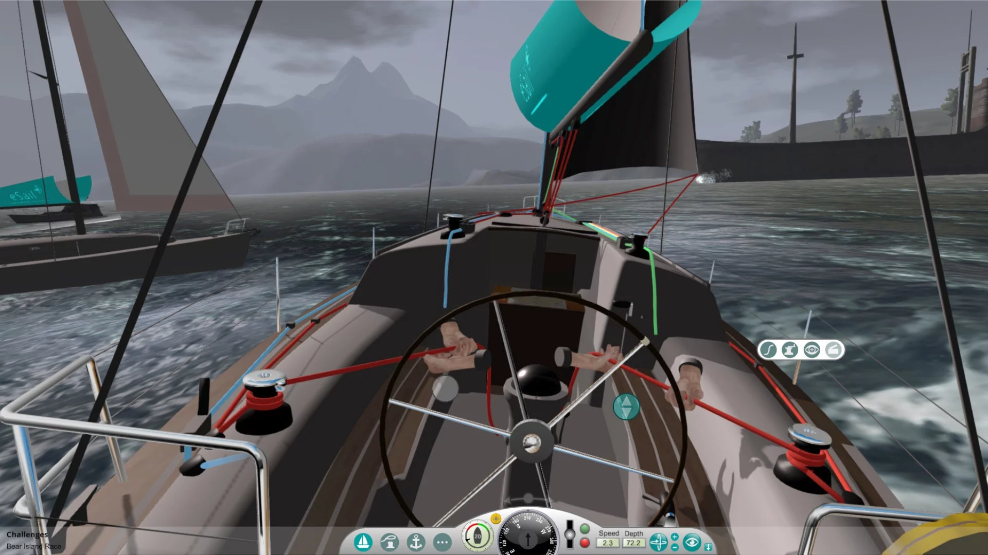Изображение игры: eSail Sailing Simulator