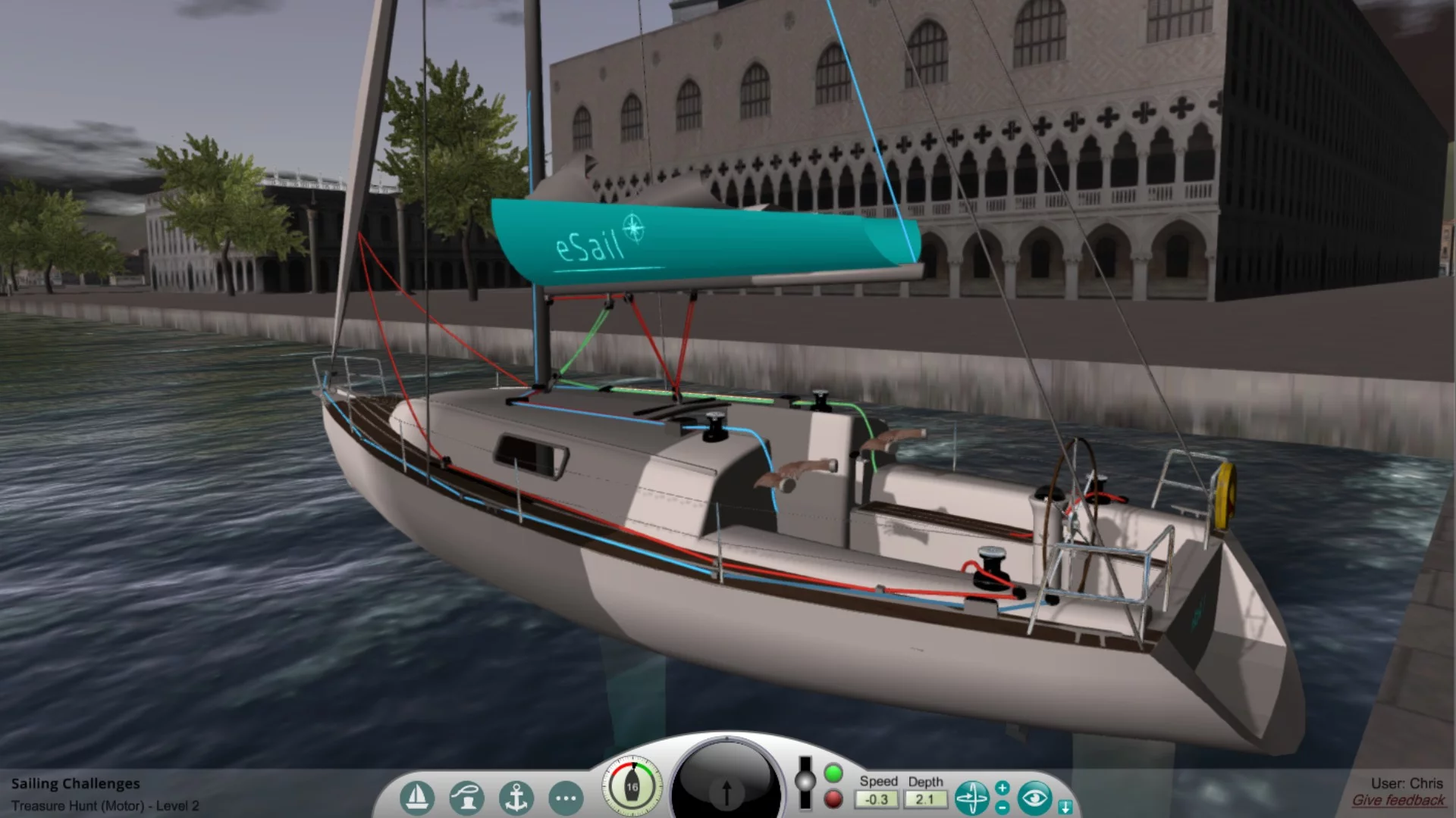 Изображение игры: eSail Sailing Simulator
