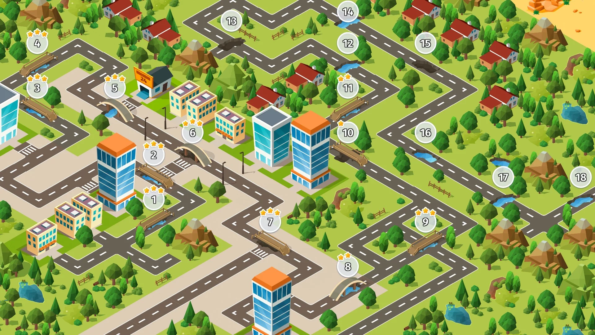 Изображение игры: Build Bridges