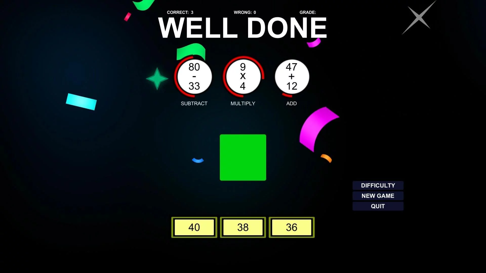 Изображение игры: Math Speed Challenge