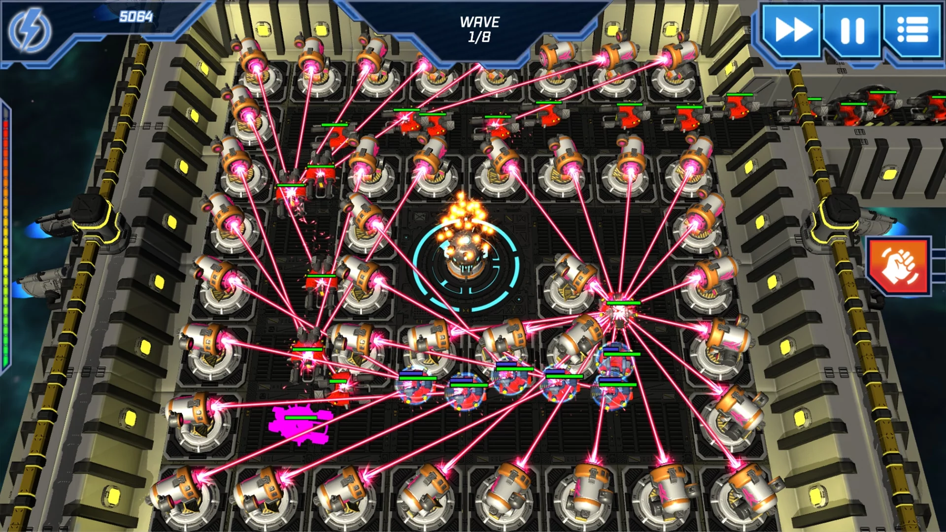 Изображение игры: Module TD. Sci-Fi Tower Defense