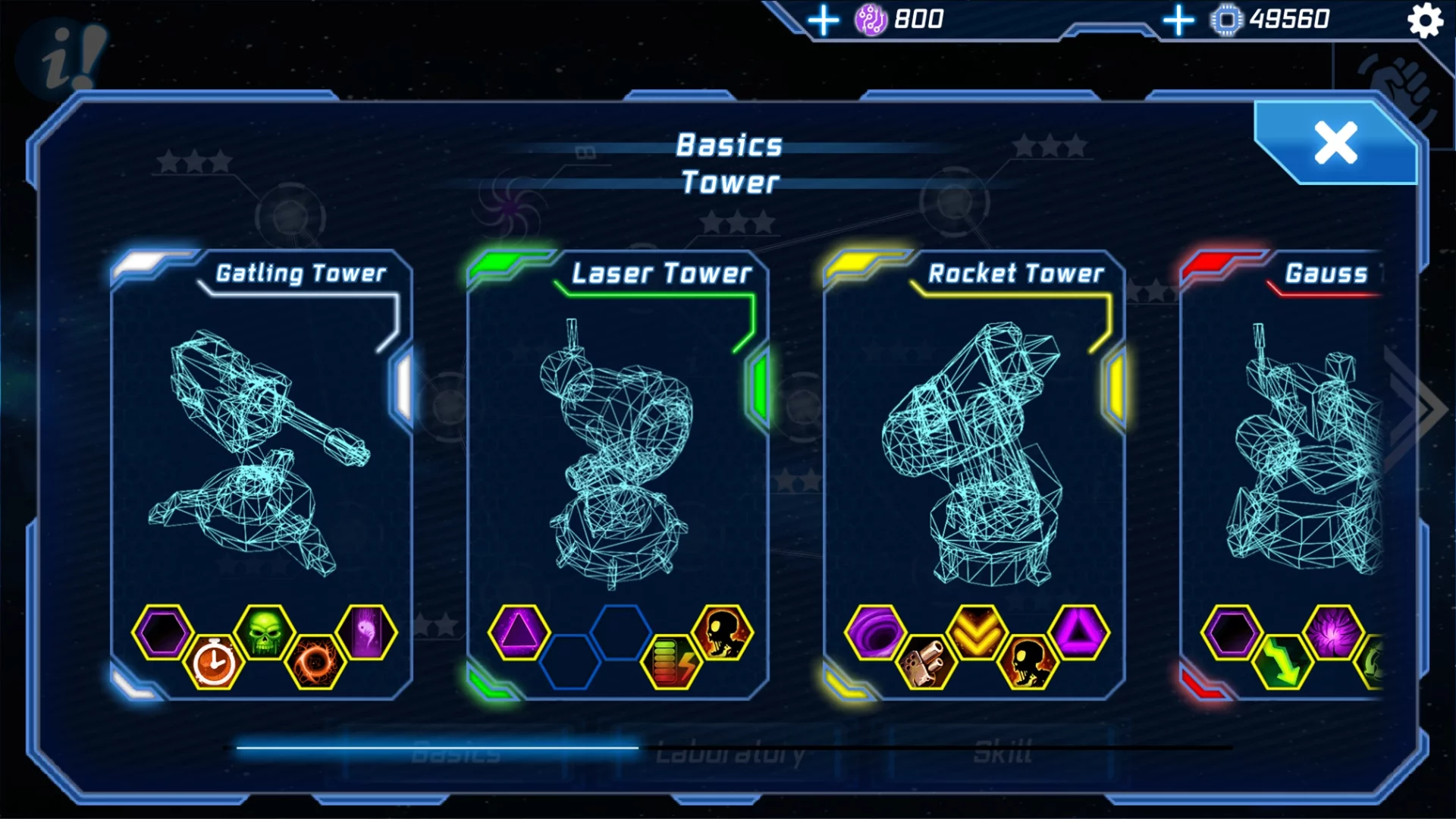 Изображение игры: Module TD. Sci-Fi Tower Defense