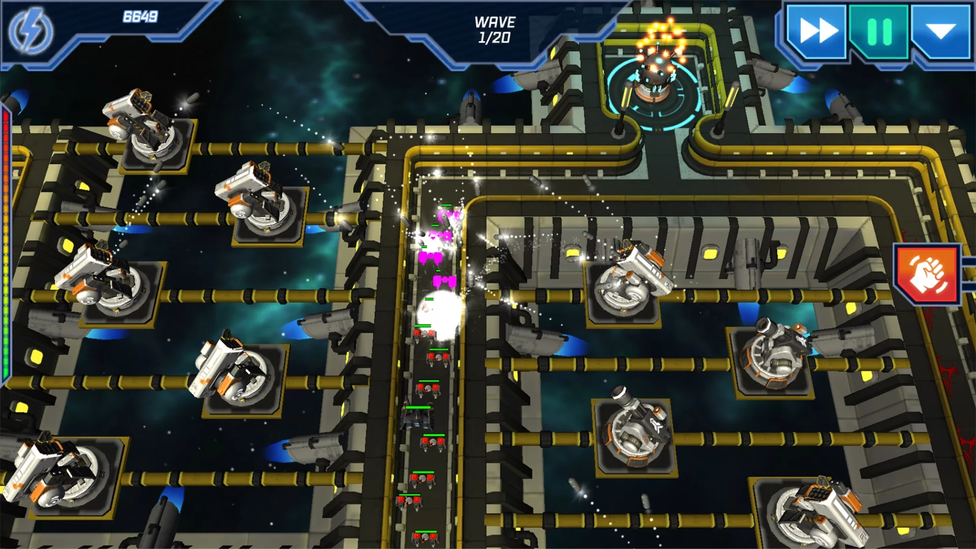 Изображение игры: Module TD. Sci-Fi Tower Defense