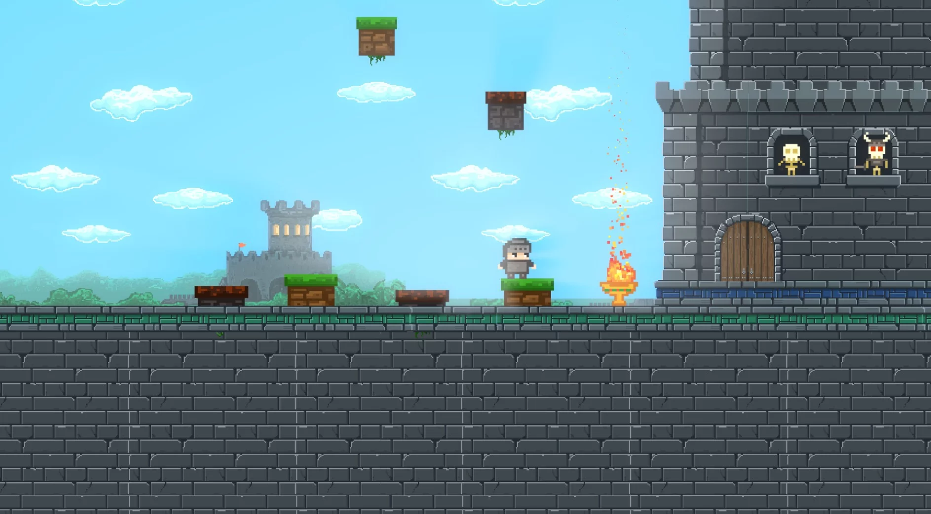 Изображение игры: Flaming Pixels