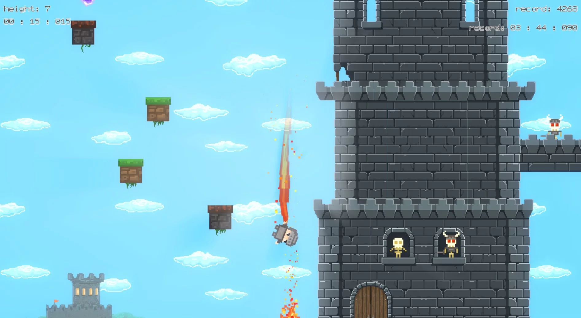 Изображение игры: Flaming Pixels