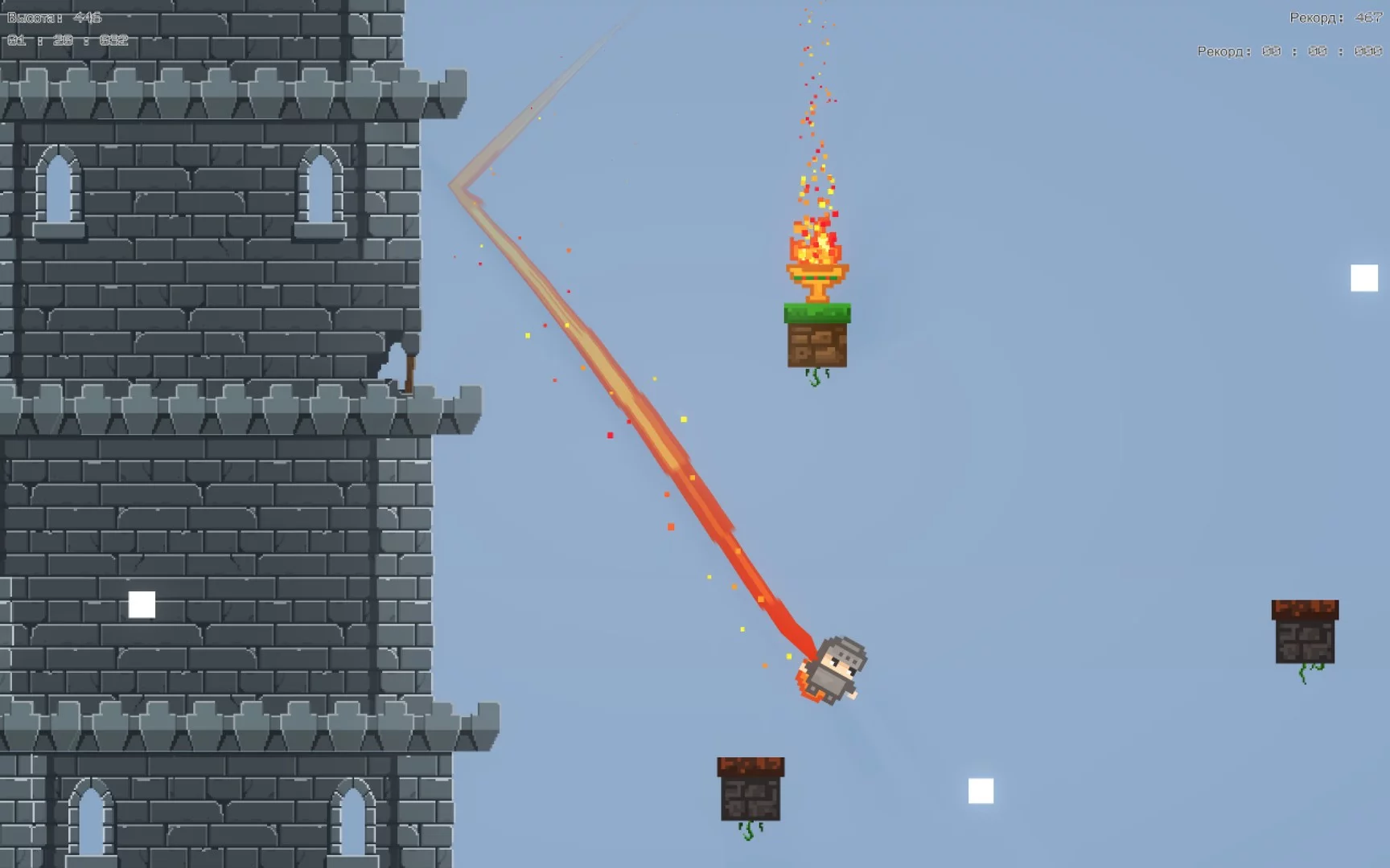 Изображение игры: Flaming Pixels