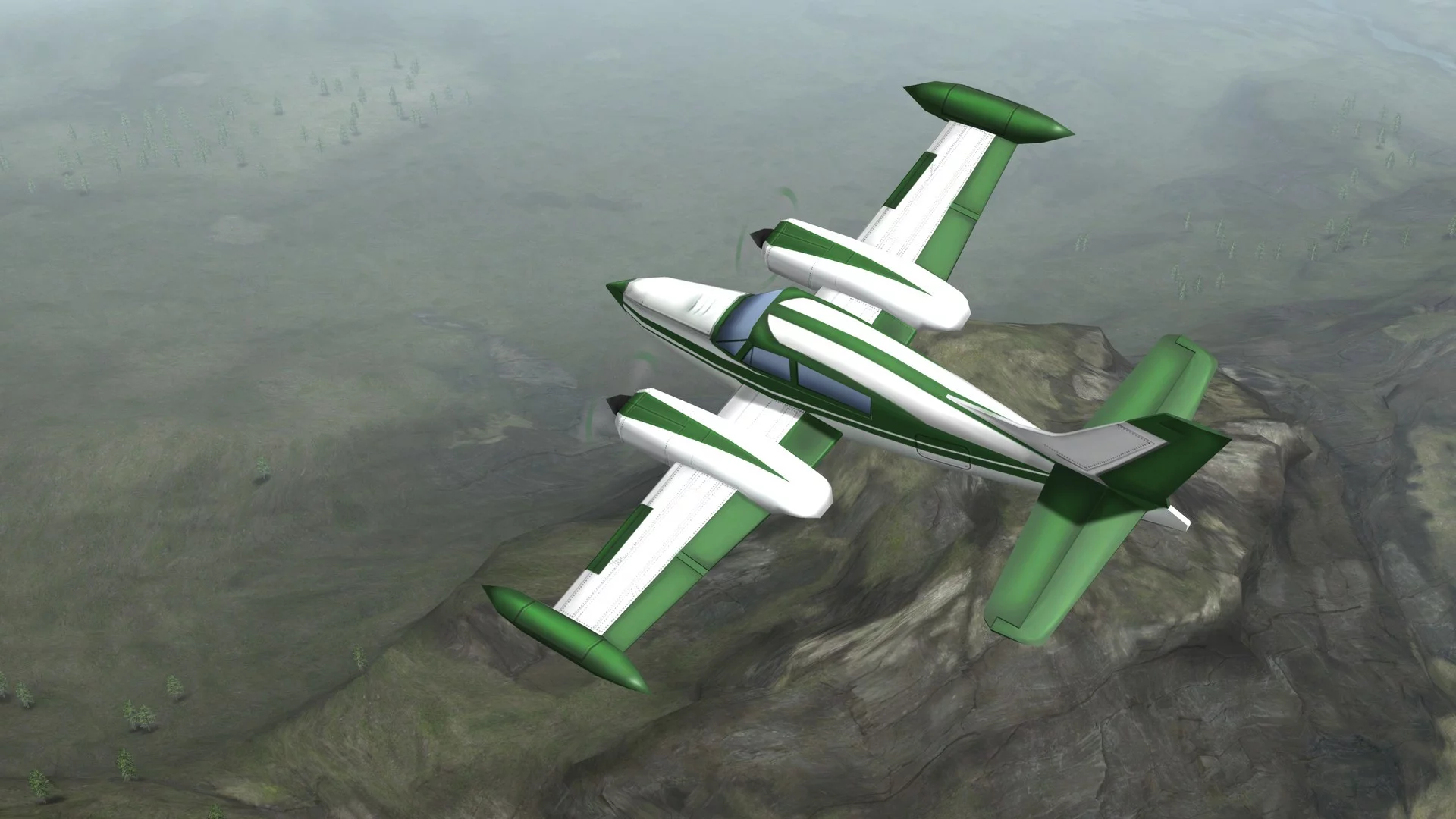 Изображение игры: Airplane Sky Voyage
