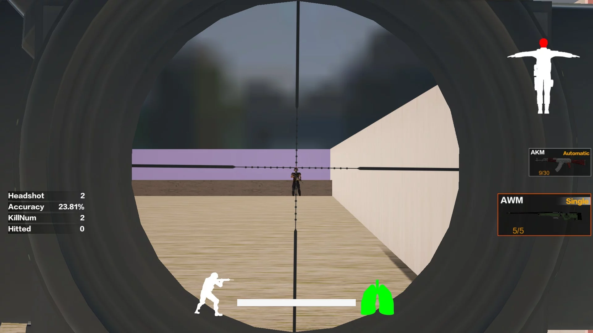 Изображение игры: Battleground Shooting Training 吃鸡枪法训练器