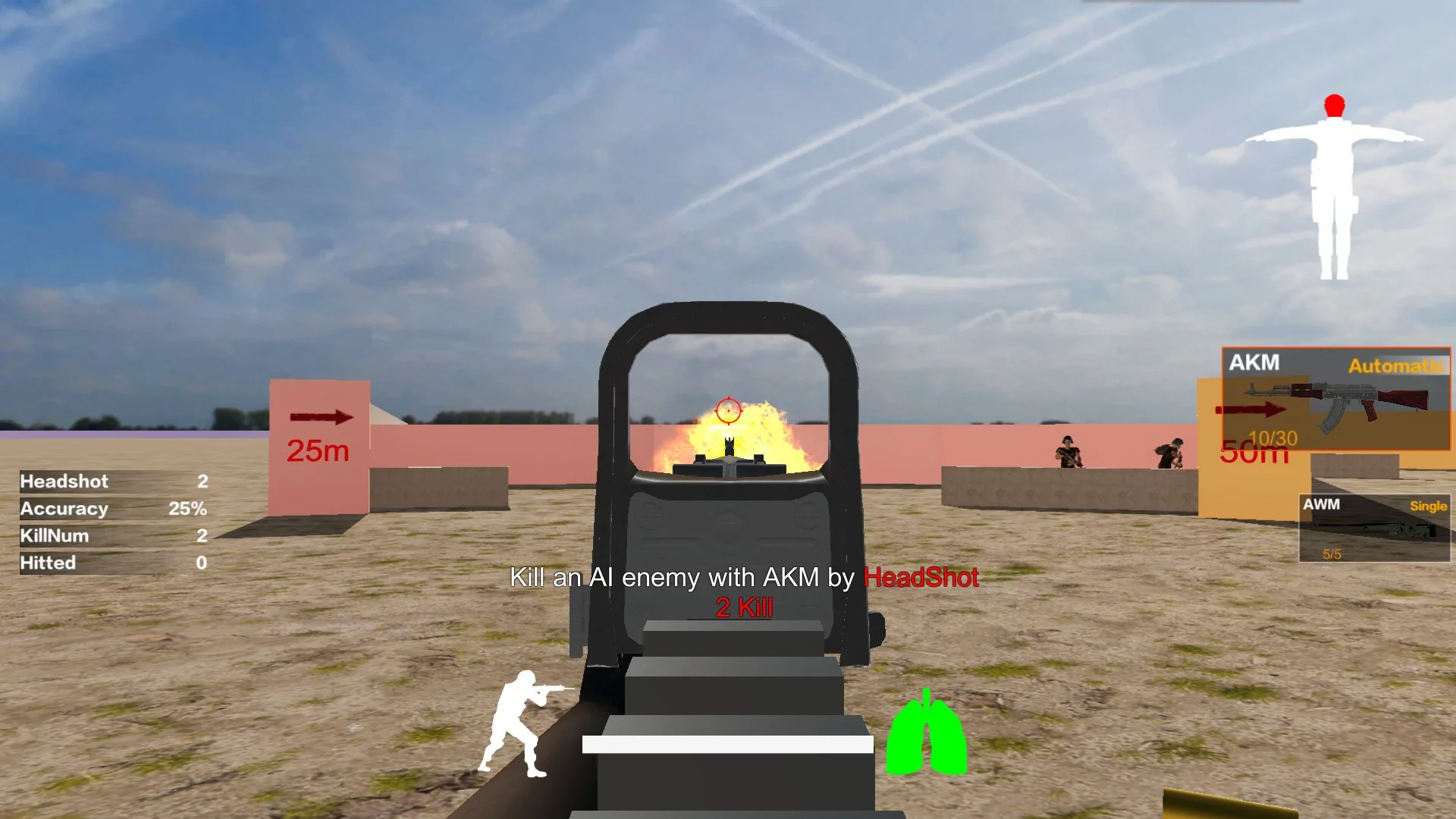 Изображение игры: Battleground Shooting Training 吃鸡枪法训练器
