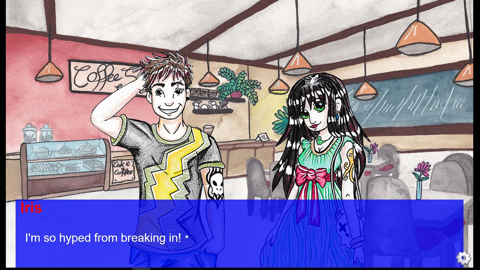 Изображение игры: Let's Split Up (A Visual Novel)