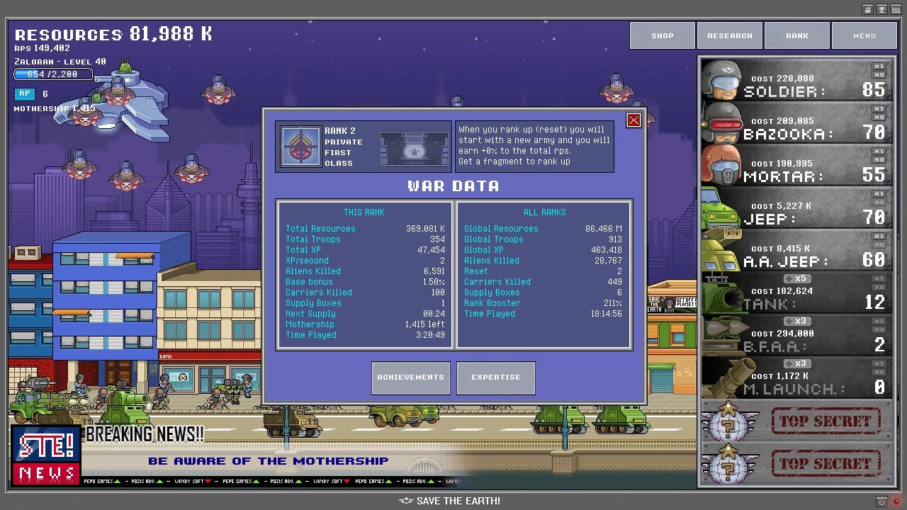 Изображение игры: STE: Save The Earth